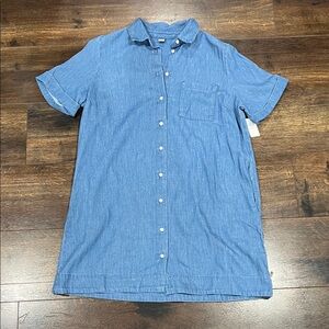 Old Navy Denim Blue Petite Dress